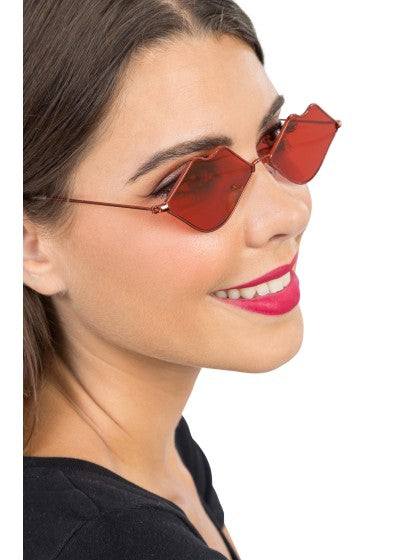Rode Lippenbril 14,5cm