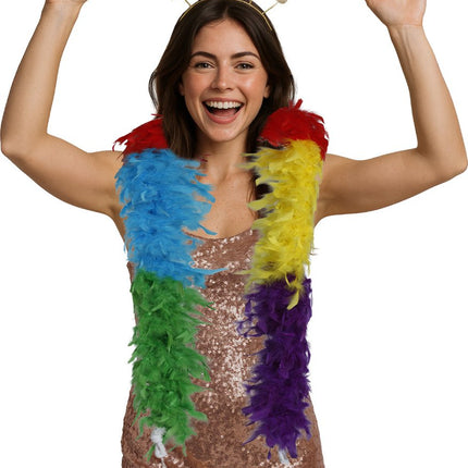 Regenboog Boa van Fiestas Guirca koop je bij Partywinkel