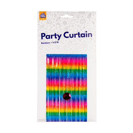 Regenboog Deurgordijn 2m - Partywinkel - 8716764236709