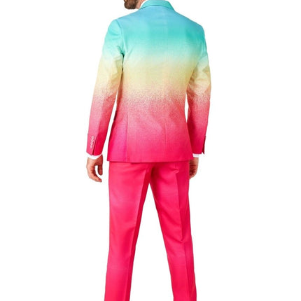 Regenboog Fuchsia Blauw Pak Heren OppoSuits van OppoSuits koop je bij Partywinkel