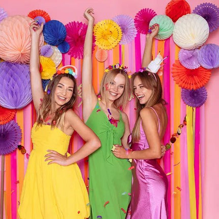 Regenboog Haarband van Partydeco koop je bij Partywinkel