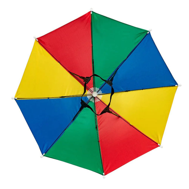 Regenboog Hoed Paraplu - Partywinkel - 8712026330420