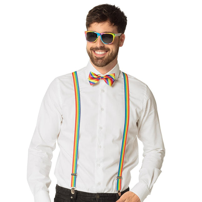Regenboog Kostuum Set 3 delig van Boland koop je bij Partywinkel