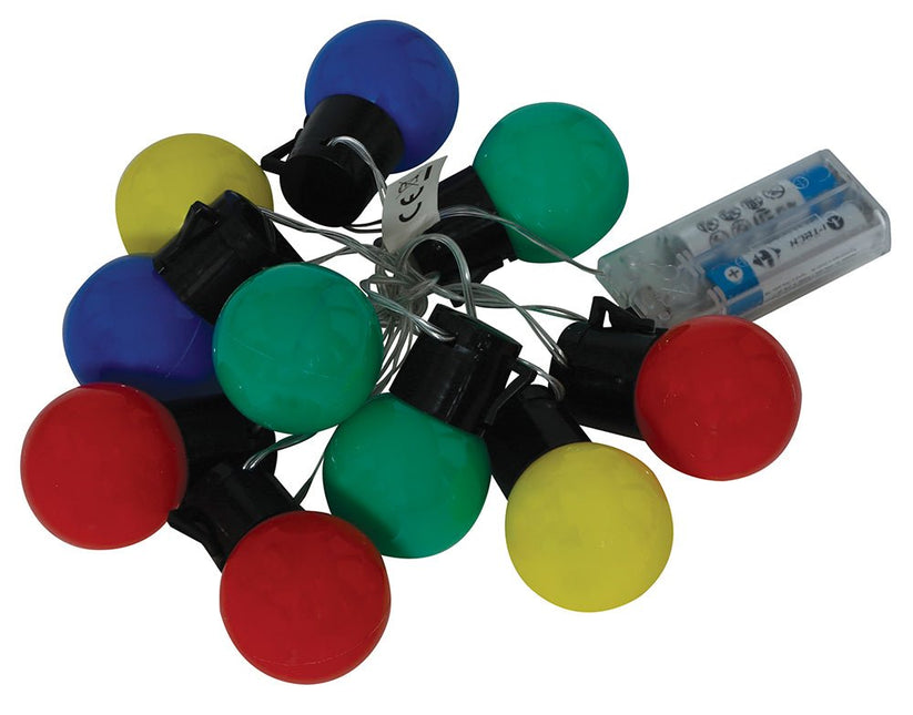 Regenboog Led Lampjes 1,5cm - Partywinkel - 8434077315323