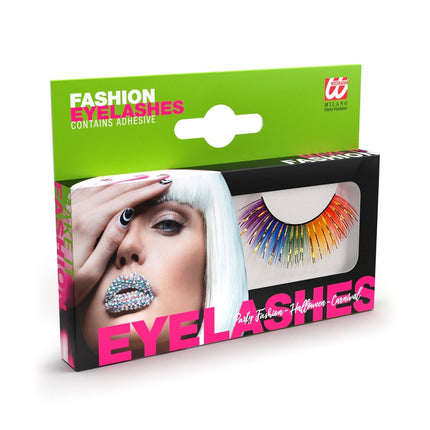 Regenboog Nep Wimpers van Widmann koop je bij Partywinkel