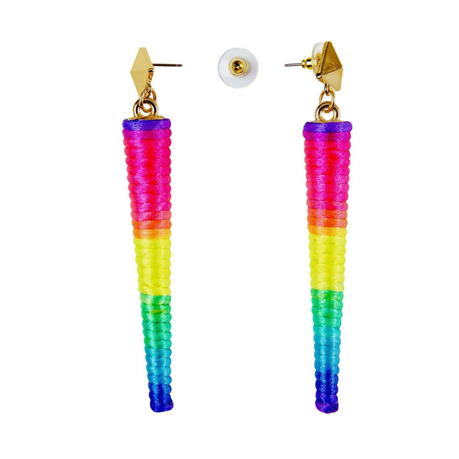 Regenboog Oorbellen van Widmann koop je bij Partywinkel