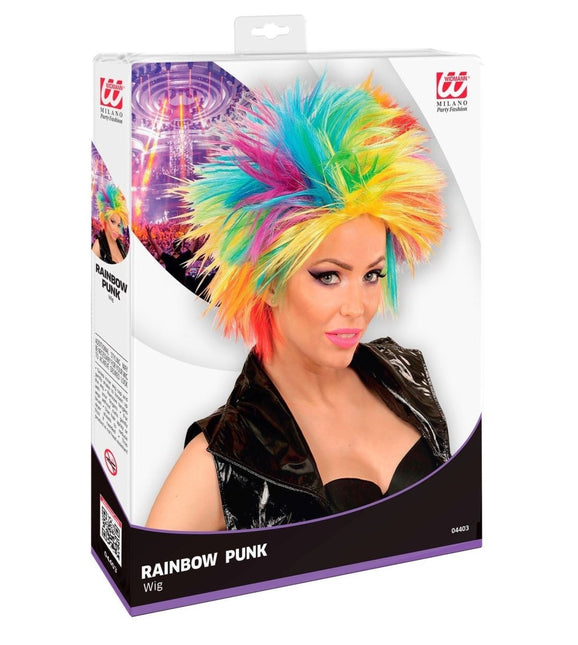 Regenboog Pruik van Widmann koop je bij Partywinkel