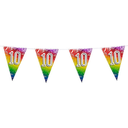 Regenboog Slinger 10 Jaar 6m van Boland koop je bij Partywinkel