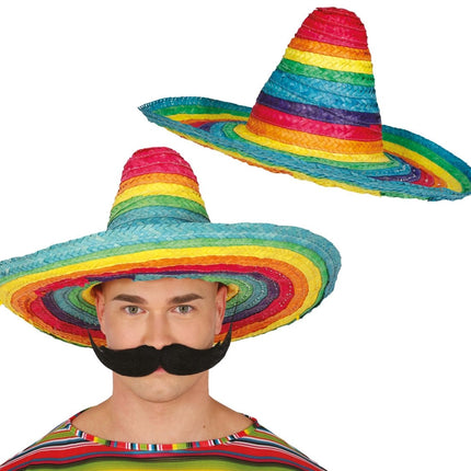 Regenboog Sombrero 50cm - Partywinkel - 8434077137567
