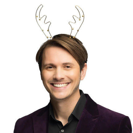 Rendier Haarband Wit van Boland koop je bij Partywinkel
