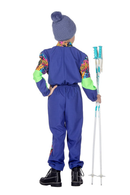 Retro skipak 80's print - Partywinkel - 8720059063673