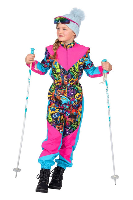 Retro skipak 80's print - Partywinkel - 8720059063628