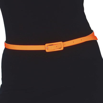 Riem Neon Oranje 1,1m van Fiestas Guirca koop je bij Partywinkel