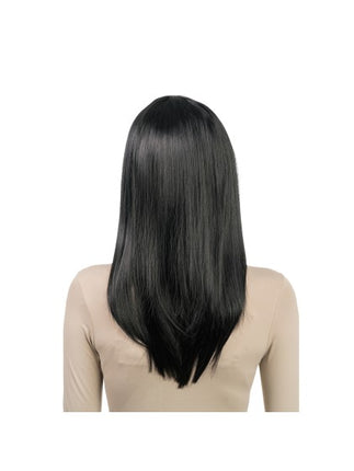 Peruka Rihanna, czarna, 58 cm