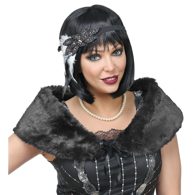 Roaring Twenties 20S Accessoireset Zwart 2 delig van Widmann koop je bij Partywinkel