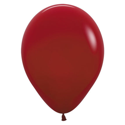 Rode Ballonnen Bordeaux 23cm 100st van Sempertex koop je bij Partywinkel
