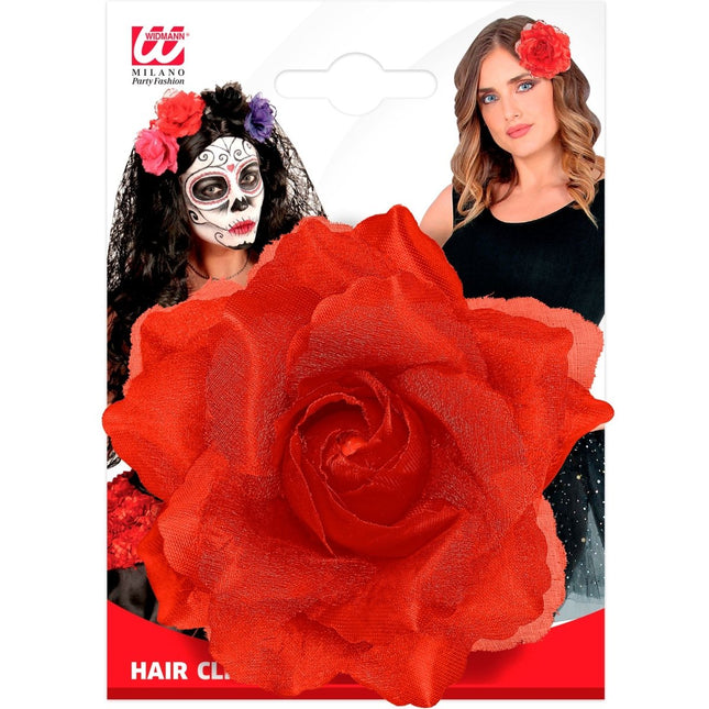 Rode Haarbloem van Widmann koop je bij Partywinkel