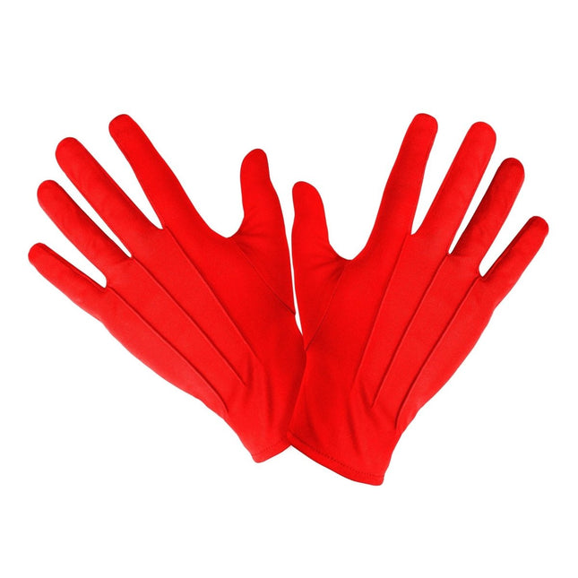 Rode Handschoenen van Widmann koop je bij Partywinkel