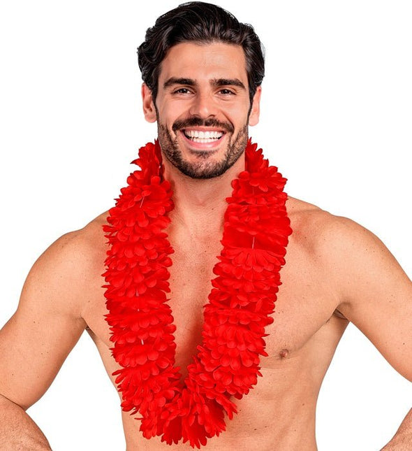 Rode Hawaii Krans van Widmann koop je bij Partywinkel