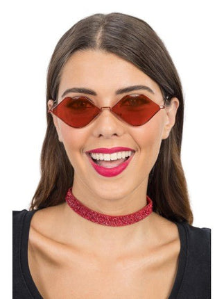 Rode Lippenbril 14,5cm van CHAKS koop je bij Partywinkel