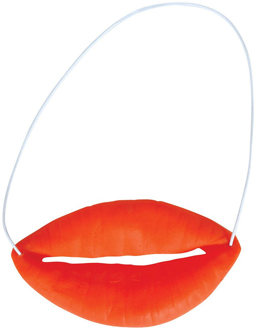 Rode Nep Lippen van Fiestas Guirca koop je bij Partywinkel