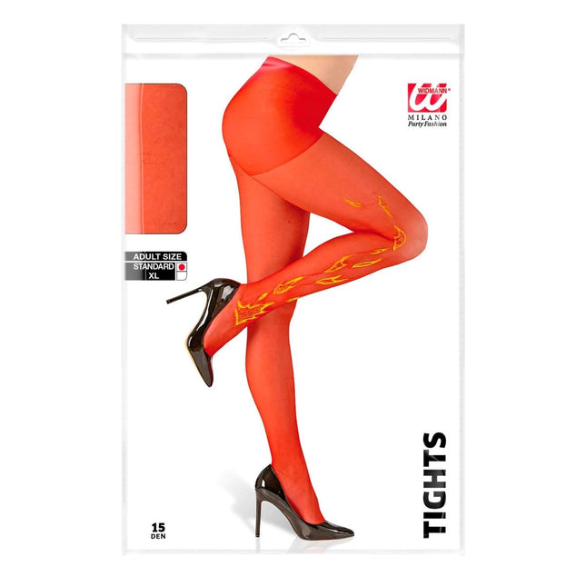 Rode Panty Glitter van Widmann koop je bij Partywinkel