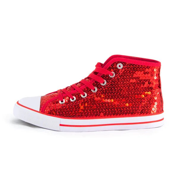Rode Schoenen Glitters van VDV Benefit koop je bij Partywinkel