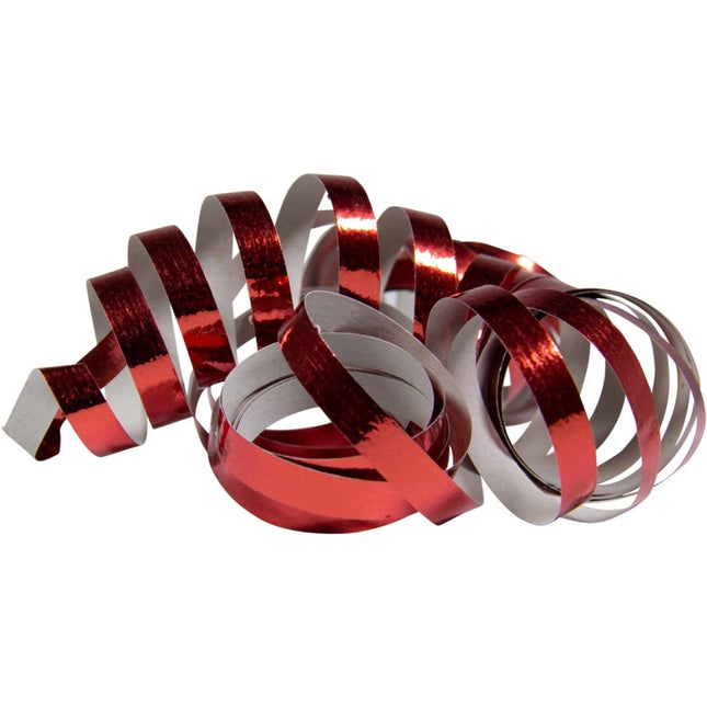 Rode Serpentines Metallic 4m 18 ringen 2st van Folat koop je bij Partywinkel
