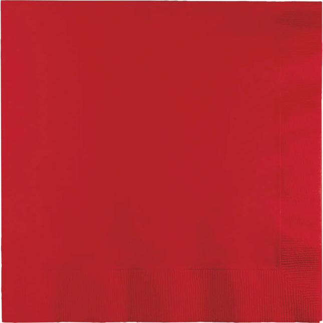 Rode Servetten 3 - Laags 41cm 25st van Creative Converting koop je bij Partywinkel