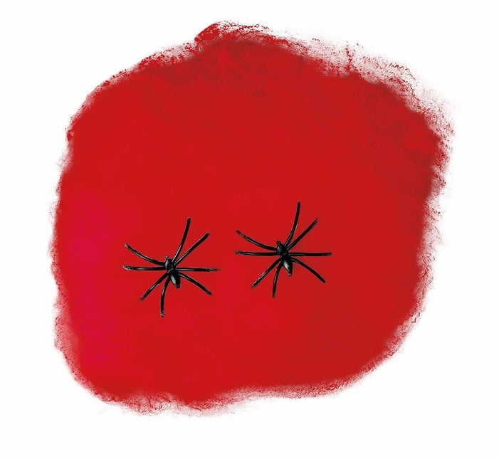 Rode Spinnenweb 60g van Fiestas Guirca koop je bij Partywinkel