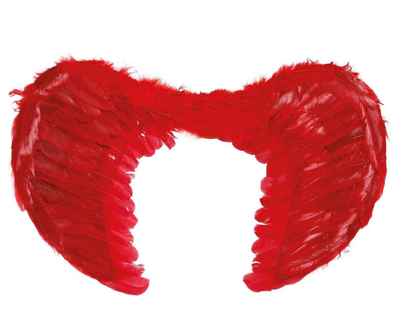 Rode Vleugels Veren 60x45cm van Fiestas Guirca koop je bij Partywinkel