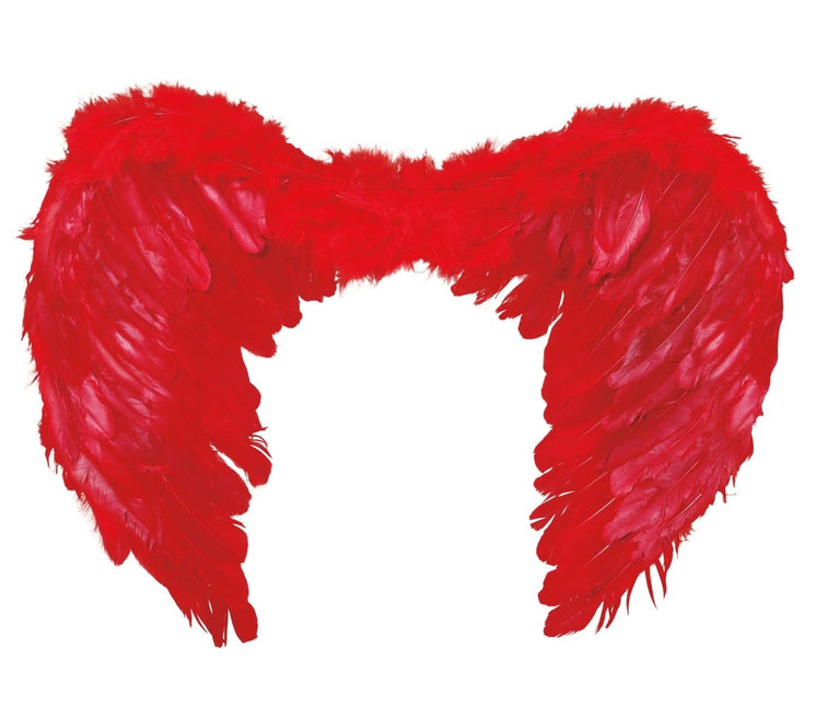 Rode Vleugels Veren 60x45cm van Fiestas Guirca koop je bij Partywinkel
