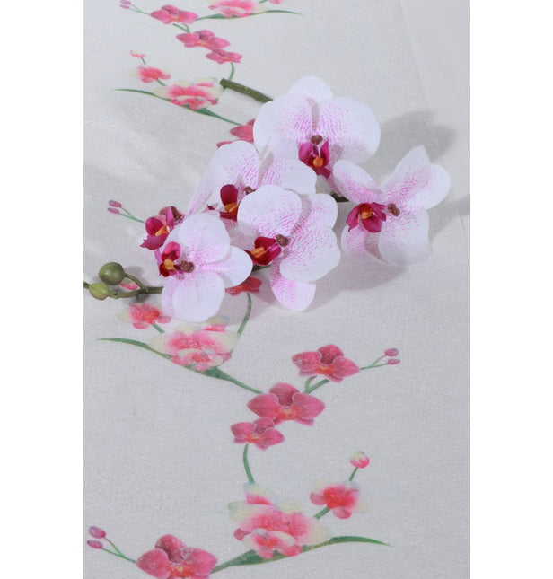 Kwiatowy bieżnik na stół Orchidee 5m