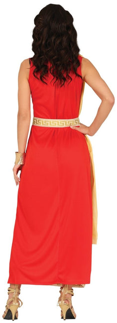 Romeins Kostuum Rood Dames - Partywinkel - 8434077861370