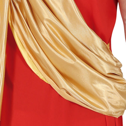 Romeins Kostuum Rood Heren - Partywinkel - 8434077860496