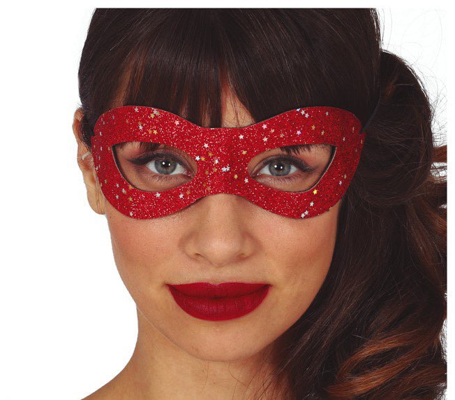 Rood Masker van Fiestas Guirca koop je bij Partywinkel