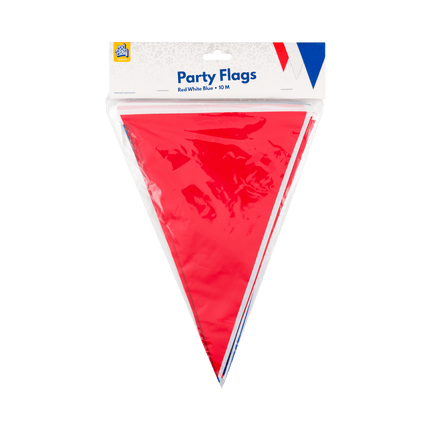 Rood Wit Blauwe Slinger 10m - Partywinkel - 8716764235924