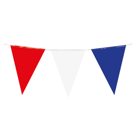 Rood Wit Blauwe Slinger 10m - Partywinkel - 8716764235924