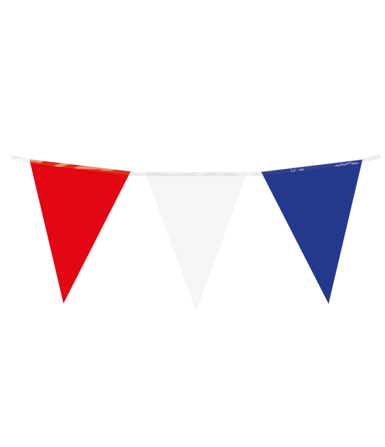 Rood Wit Blauwe Slinger 10m - Partywinkel - 8716764235924