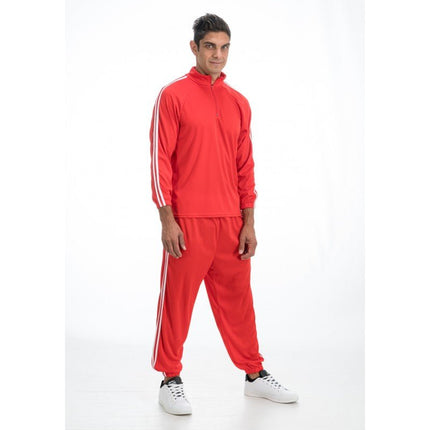 Rood - Witte Rapper Outfit – 2 - Delig van CHAKS koop je bij Partywinkel