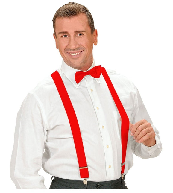 Rood Zilveren Bretels van Widmann koop je bij Partywinkel