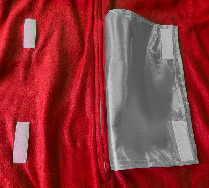 Zabawny kostium w kolorze czerwonym