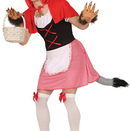 Roodkapje Kostuum Heren - Partywinkel - 8434077860991