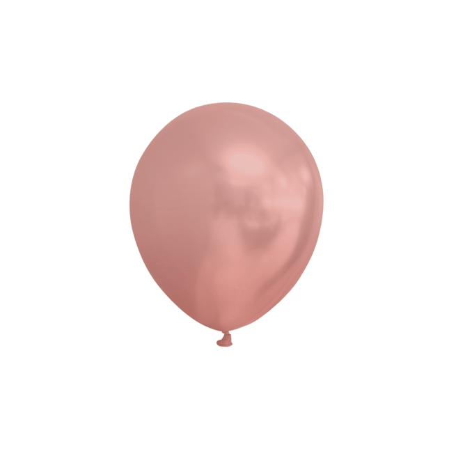 Rose Gouden Ballonnen Metallic 13cm 100st van WeFiesta koop je bij Partywinkel