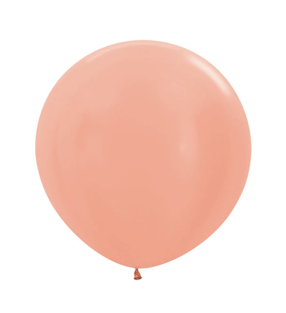 Rose Gouden Ballonnen Metallic 61cm 3st van Sempertex koop je bij Partywinkel