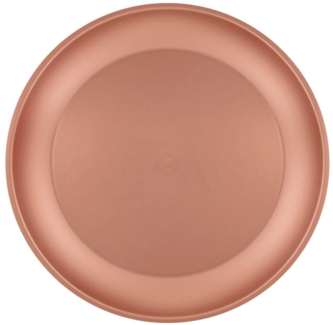 Rose Gouden Borden Plastic 21cm 4st van Procos koop je bij Partywinkel