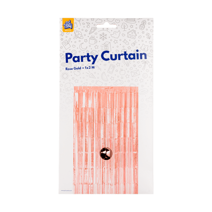 Rose Gouden Deurgordijn 2m - Partywinkel - 8716764236495