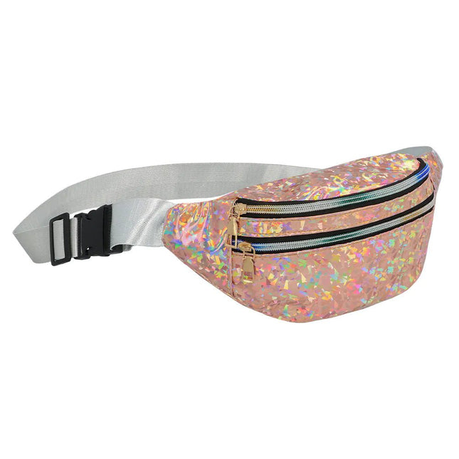Rose Gouden Heuptasje Holografisch - Partywinkel - 8712026360199