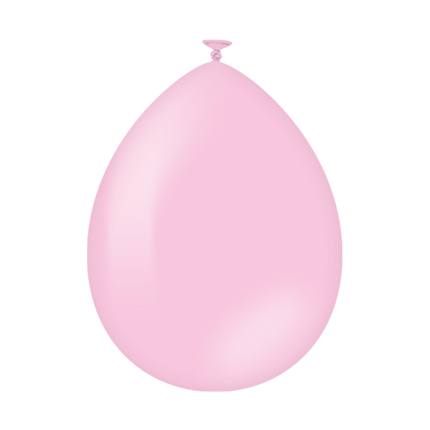 Roze Ballonnen Babypink 30cm 50st - Partywinkel - 8716764243486
