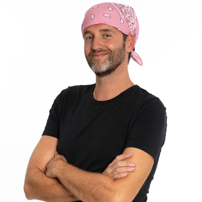 Roze Bandana 55cm van Partychimp koop je bij Partywinkel